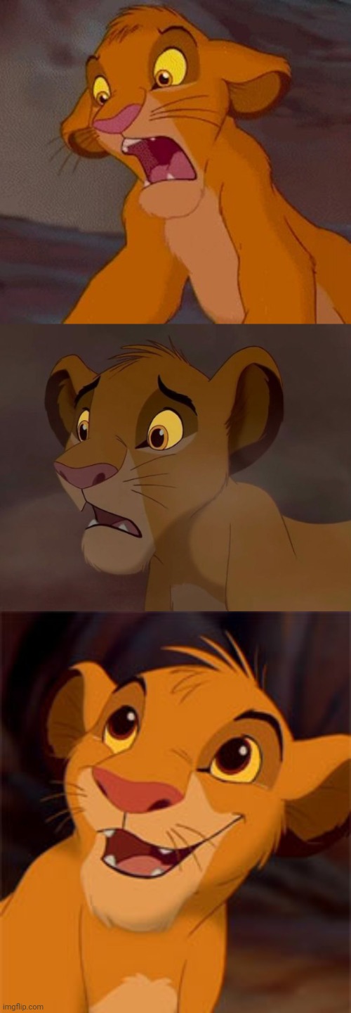 Lion King Simba Blank Meme Template