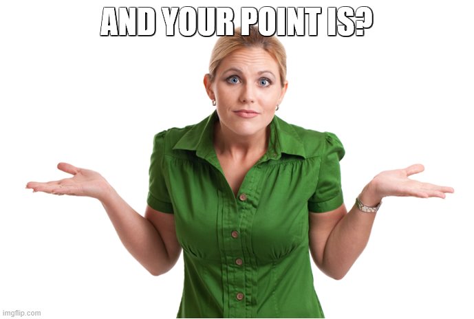 so | AND YOUR POINT IS? | image tagged in so | made w/ Imgflip meme maker