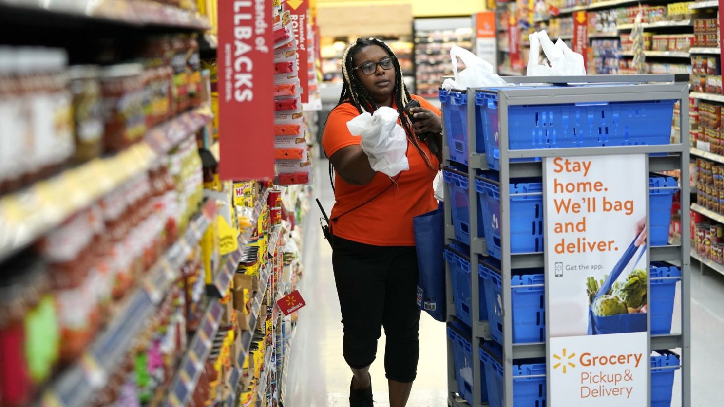 grocery worker Blank Meme Template