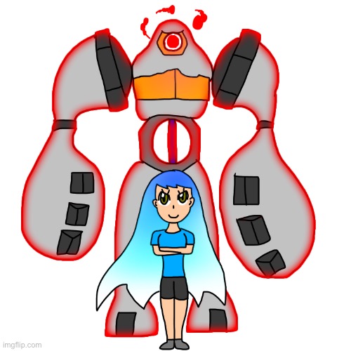 My attempt at drawing a gmax melmetal | made w/ Imgflip meme maker