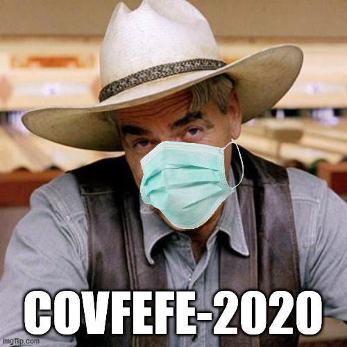 SARCASM COWBOY | COVFEFE-2020 | image tagged in sarcasm cowboy | made w/ Imgflip meme maker