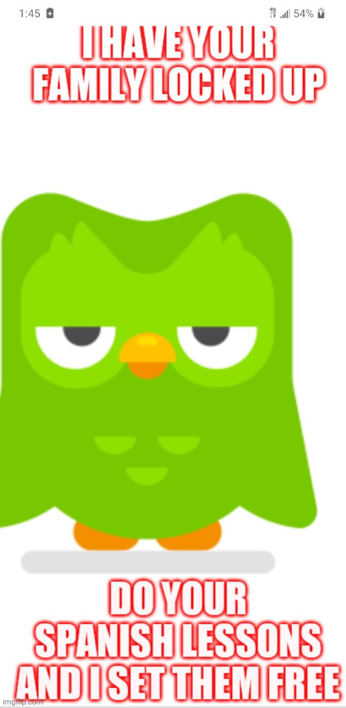 DuoLingo After You Didnt Do Your Spanish Lesson Imgflip