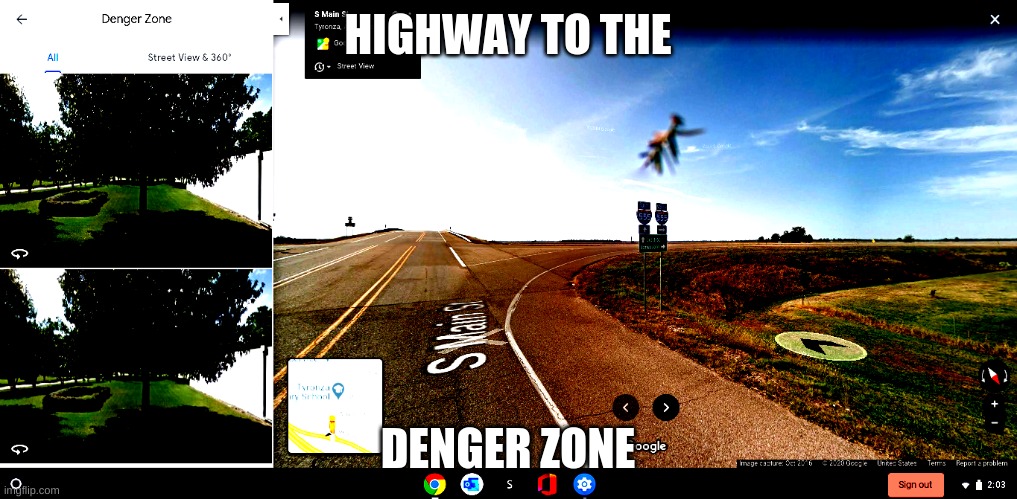 denger zone | HIGHWAY TO THE; DENGER ZONE | made w/ Imgflip meme maker