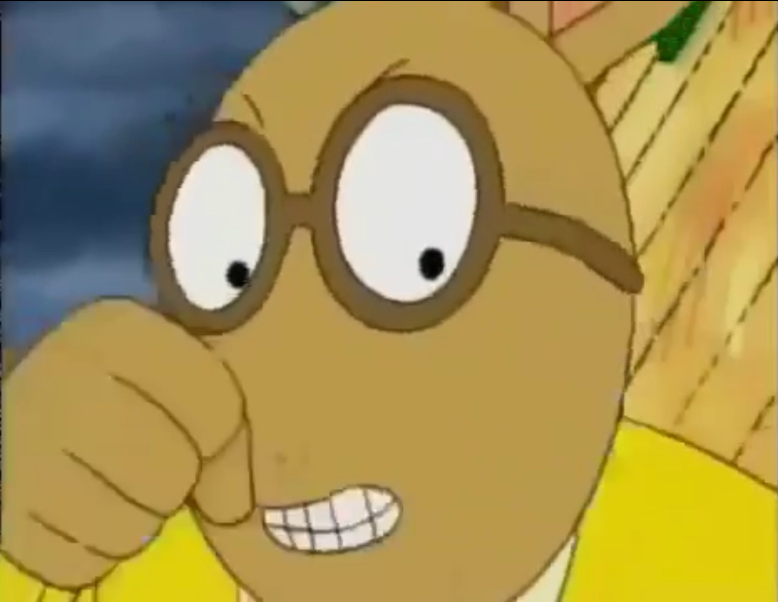 Arthur about to punch Blank Meme Template