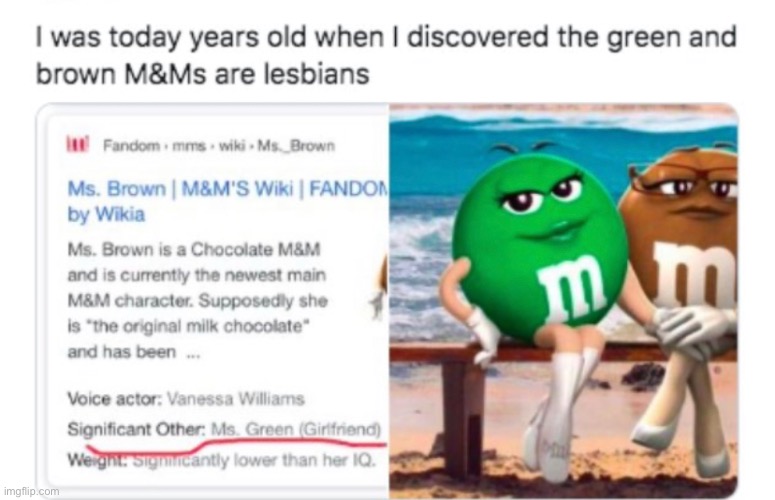 This is Absolutely Beautiful | image tagged in m and m's,candy,memes,lgbtq | made w/ Imgflip meme maker