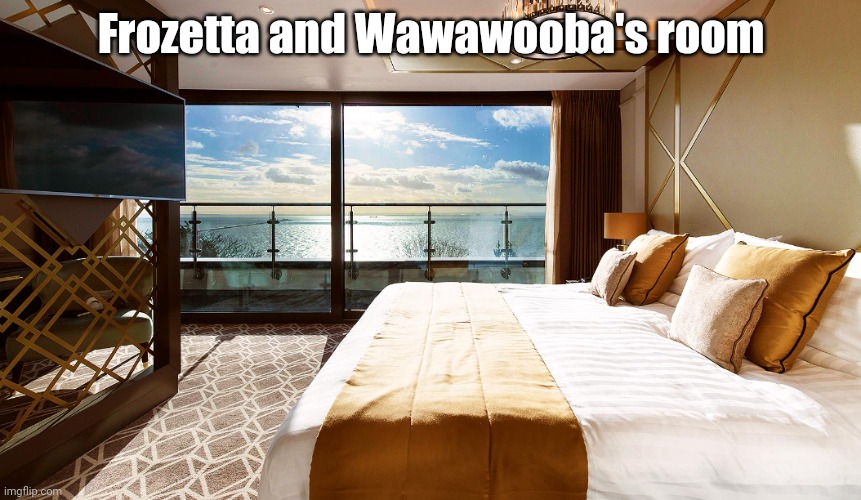 Hotel room | Frozetta and Wawawooba's room | image tagged in hotel room | made w/ Imgflip meme maker