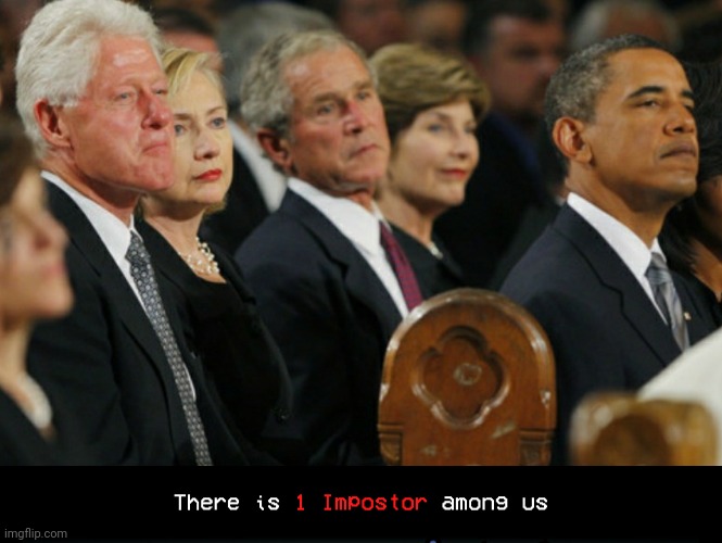 U.S. PRESIDENTS | image tagged in presidents,obama,george bush,bill clinton,hilary clinton,among us | made w/ Imgflip meme maker