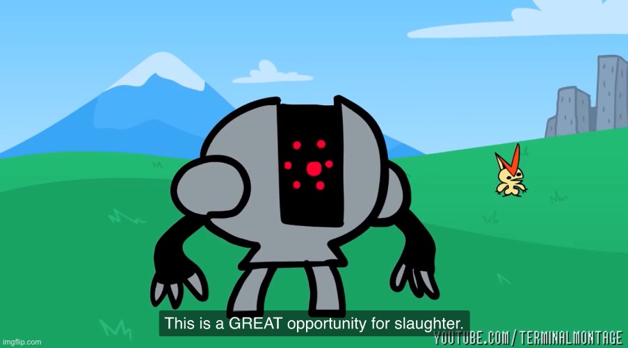 High Quality This is a great opportunity for slaughter Blank Meme Template