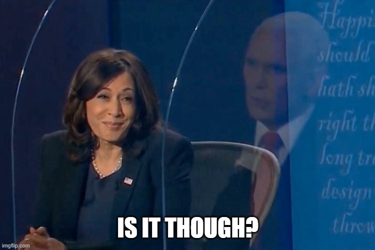 Is It Though Harris | IS IT THOUGH? | image tagged in thor,kamala harris,is it though | made w/ Imgflip meme maker