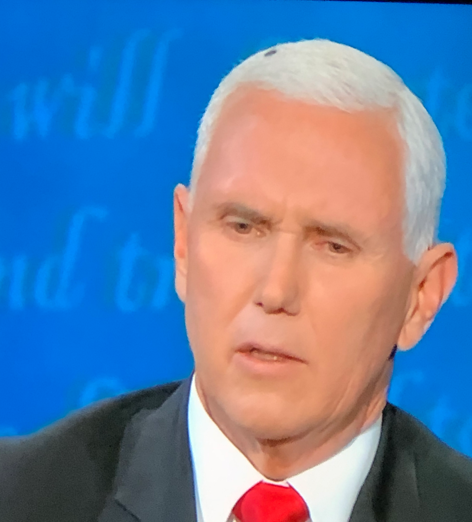 High Quality Mike Pence’s Fly Blank Meme Template