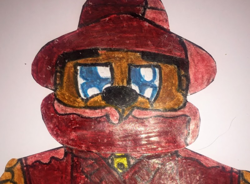 High Quality Detective Freddy Bear Blank Meme Template