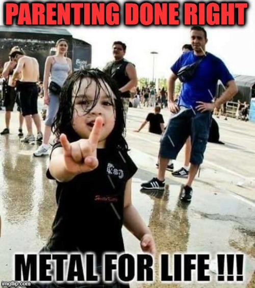 Metal For Life | image tagged in memes,metal for life,heavy metal memes | made w/ Imgflip meme maker