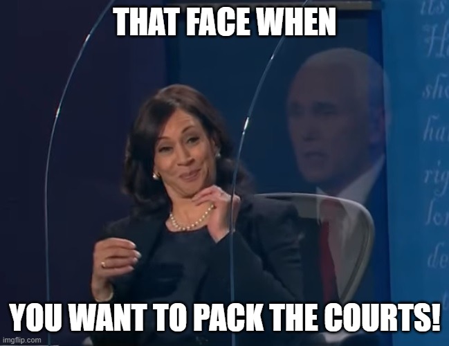 THAT FACE WHEN; YOU WANT TO PACK THE COURTS! | made w/ Imgflip meme maker