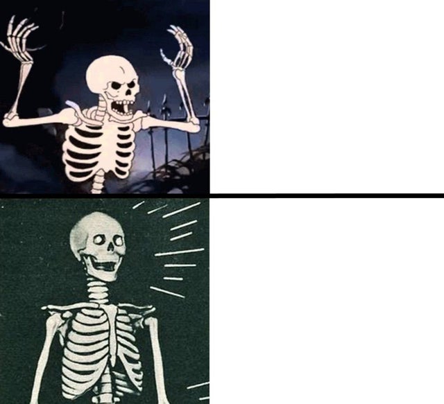 High Quality Spooky Drake meme Blank Meme Template