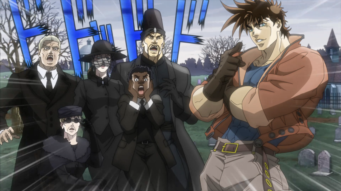 High Quality Joseph Joestar funeral Blank Meme Template