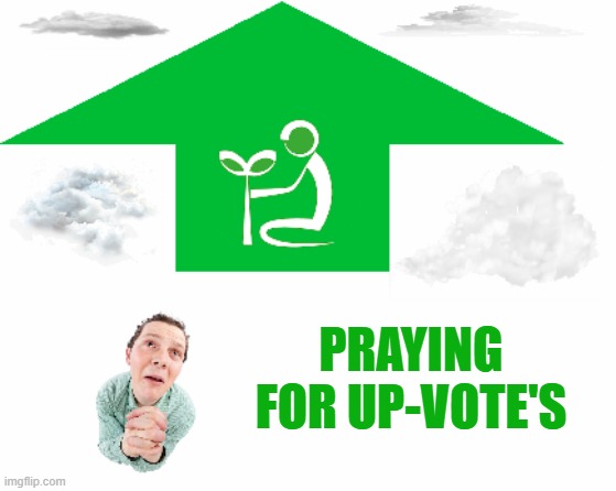 Praying To The Upvote Gods. | PRAYING FOR UP-VOTE'S | image tagged in memes,begging for upvotes,praying for upvotes,7 pics and some text,roscoes roasted memes,just do it | made w/ Imgflip meme maker
