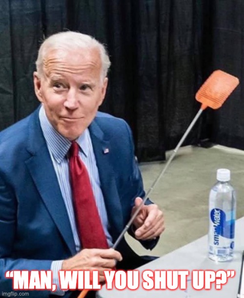 You Know what flies are drawn to? | “MAN, WILL YOU SHUT UP?” | image tagged in mike pence,presidential debate,joe biden,kamala harris,the fly,ridin with biden | made w/ Imgflip meme maker