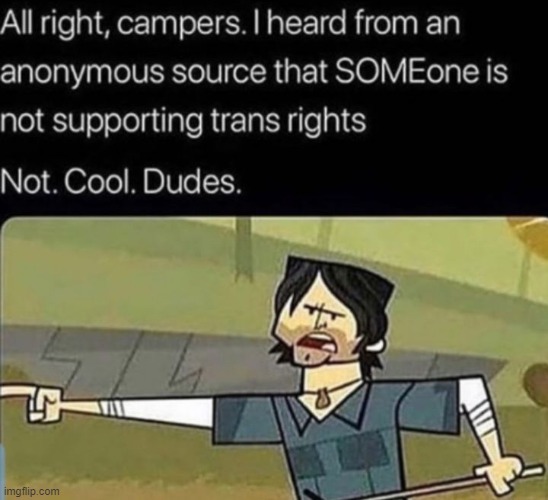 Tell em' chris | image tagged in transrights are human rights | made w/ Imgflip meme maker