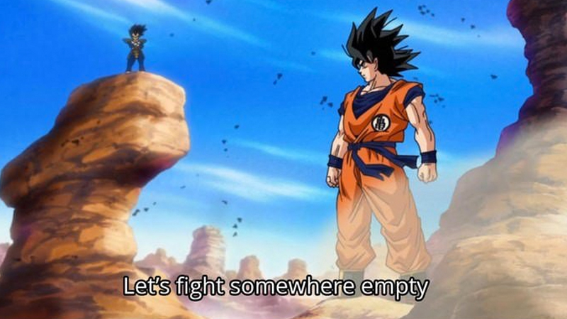 High Quality Let's Fight Somewhere Empty Blank Meme Template
