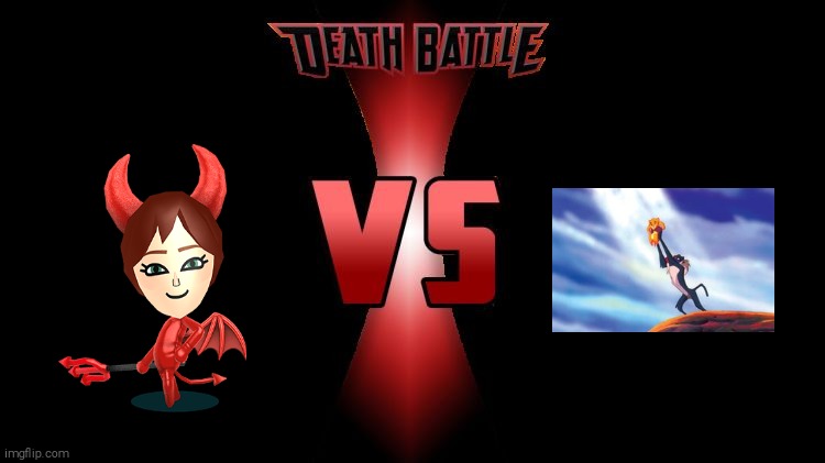 Death Battle  | image tagged in death battle,the lion king,mii | made w/ Imgflip meme maker