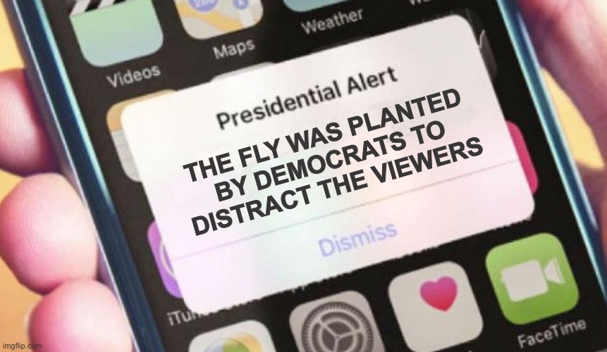 You can keep out covid-19, but can’t keep out a fly? | THE FLY WAS PLANTED
BY DEMOCRATS TO
DISTRACT THE VIEWERS | image tagged in memes,presidential alert,fly,mike pence,debate,politics | made w/ Imgflip meme maker
