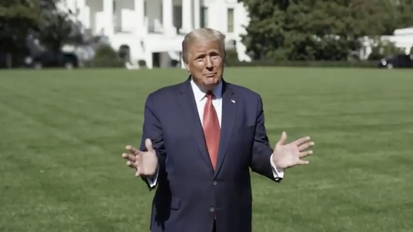 Trump Fake Hands Blank Meme Template