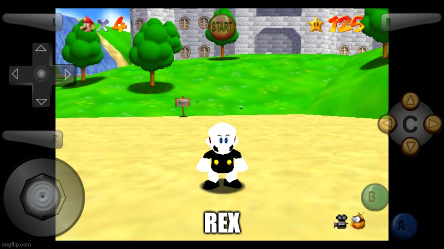 REX | image tagged in memes,funny,mario | made w/ Imgflip meme maker