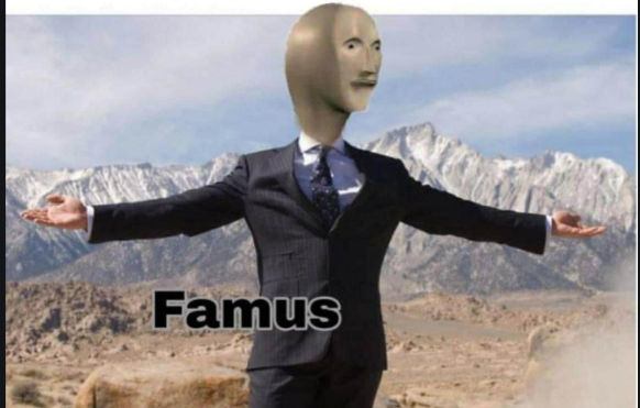 Stonks famus Blank Meme Template