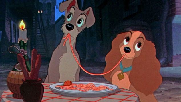 High Quality Lady and the Tramp Blank Meme Template