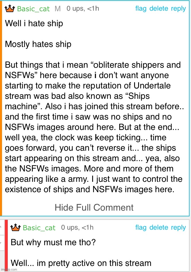im doing all of this because i love this stream and my friends | image tagged in memes,funny,undertale,stream,ships,nsfw | made w/ Imgflip meme maker