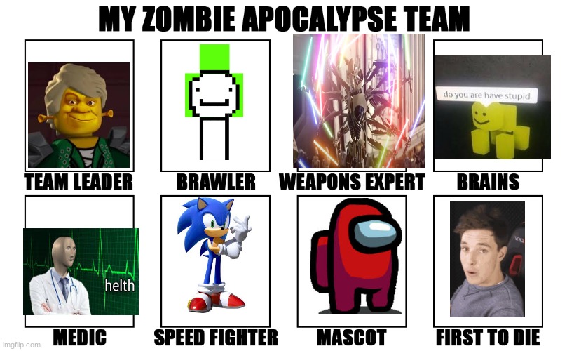 best team ever | image tagged in idk | made w/ Imgflip meme maker