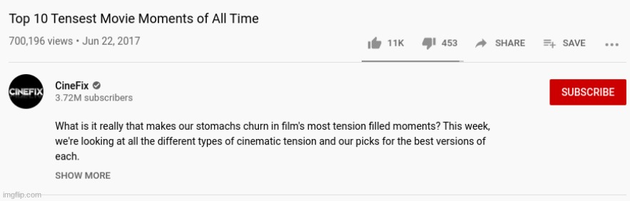 Top Ten Tensest Movie Moments of all Time | image tagged in top ten tensest movie moments of all time | made w/ Imgflip meme maker