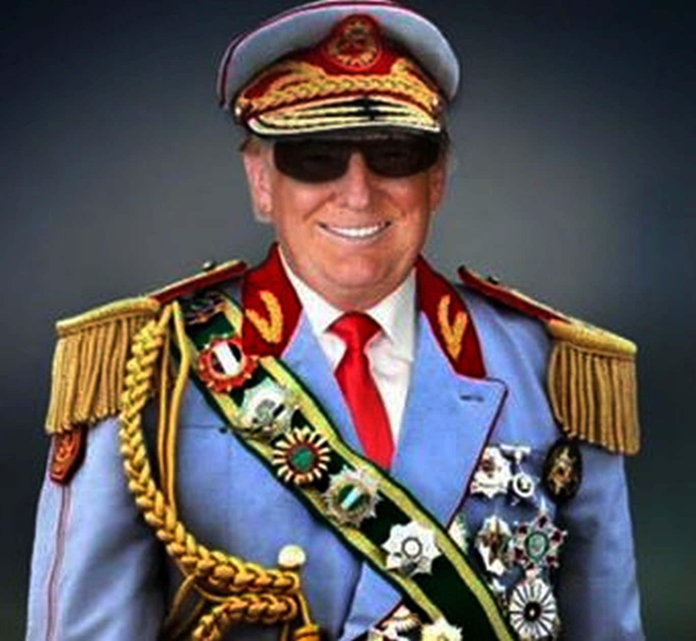 Generalissimo Caudillo Dictator Trump Blank Meme Template