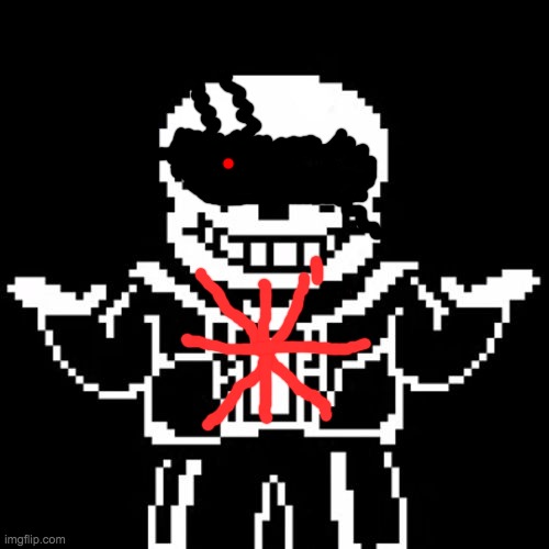 sans phase 5 | image tagged in sans | made w/ Imgflip meme maker