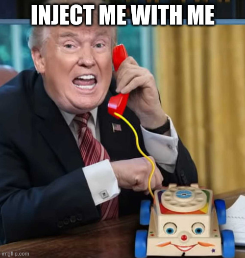 I'm the president | INJECT ME WITH ME | image tagged in im the president | made w/ Imgflip meme maker