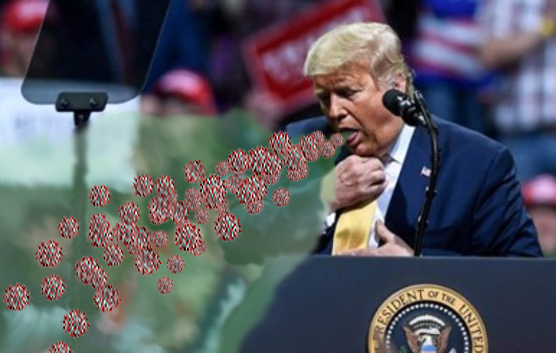 Trump Covid Cough Blank Meme Template