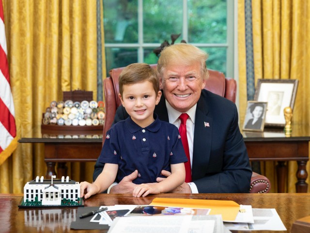 Donald Trump and grandson Joseph Blank Meme Template