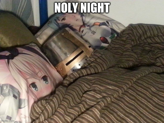 Weeb Crusader | NOLY NIGHT | image tagged in weeb crusader | made w/ Imgflip meme maker