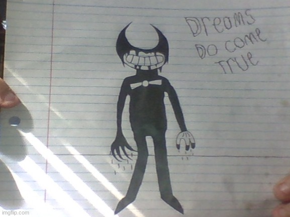 Bendy Drawing... | image tagged in bendy and the ink machine | made w/ Imgflip meme maker
