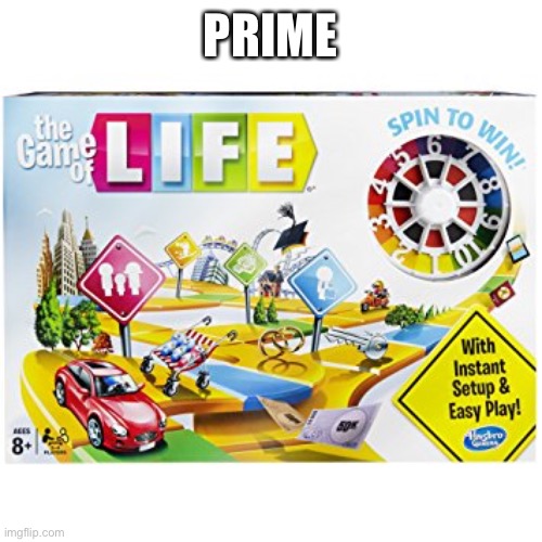Game of life | PRIME EXAMPLE | image tagged in game of life | made w/ Imgflip meme maker