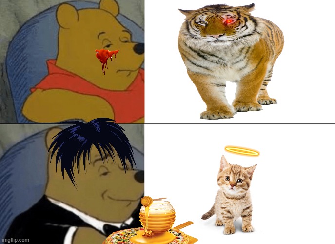 Tuxedo Winnie The Pooh | image tagged in memes,tuxedo winnie the pooh | made w/ Imgflip meme maker