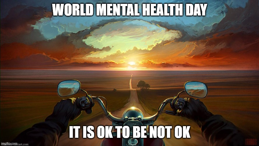 world mental health day | WORLD MENTAL HEALTH DAY; IT IS OK TO BE NOT OK | image tagged in mental health,judgemental | made w/ Imgflip meme maker