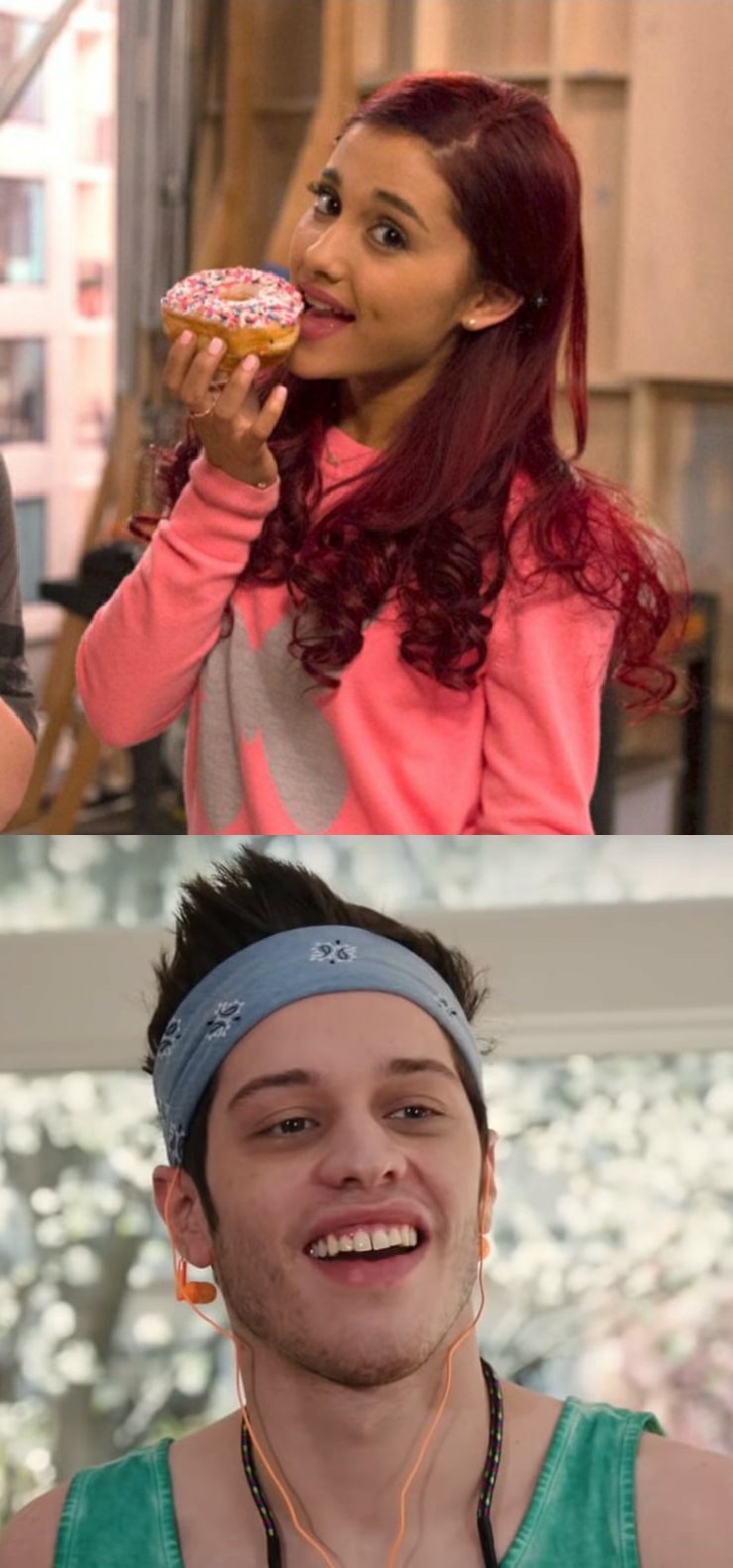 Cat Valentine and Chad Blank Meme Template