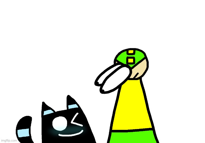 Bloo x Memegamer (aka Megaloo) because screw it. | made w/ Imgflip meme maker