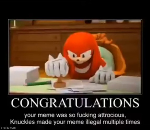 what the fuck dude | image tagged in knuckles | made w/ Imgflip meme maker
