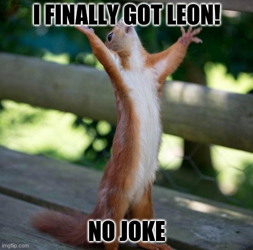 Leon in the lead!!! | I FINALLY GOT LEON! NO JOKE | image tagged in finally,brawl stars | made w/ Imgflip meme maker