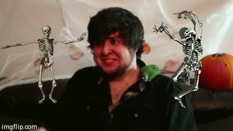 Spooky Scary JonTron | image tagged in gifs | made w/ Imgflip video-to-gif maker