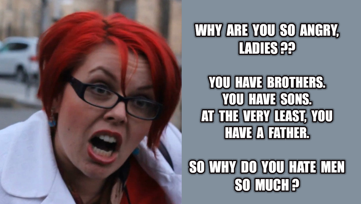 High Quality Why are Liberal Women always so Angry? Blank Meme Template