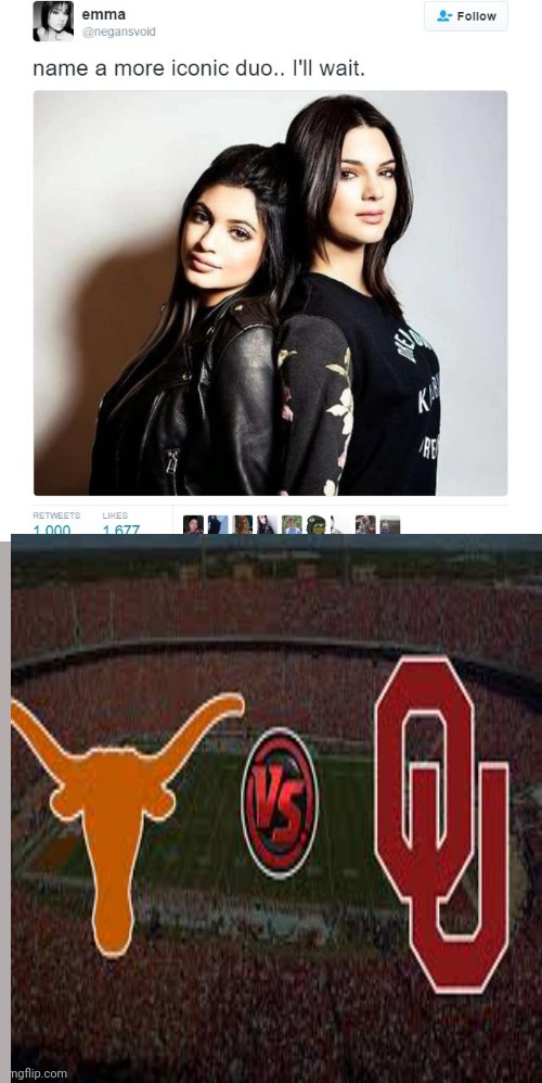 image tagged in name a more iconic duo | made w/ Imgflip meme maker