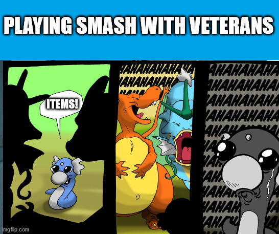Smash bros items | PLAYING SMASH WITH VETERANS; ITEMS! | image tagged in super smash bros | made w/ Imgflip meme maker